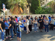 صور: انطلاق حافلتين من يافا للمشاركة في تظاهرة القدس القطرية تضامناً مع المدارس الاهلية